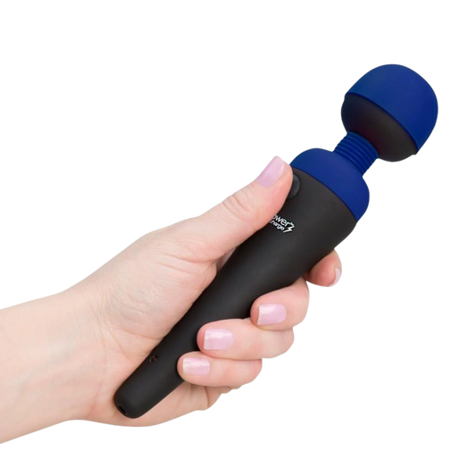 PalmPower Rechargeable Silicone Personal Vibrating Wand Massager