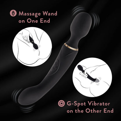 Blush Gia Rechargeable Silicone Massage Wand Vibrator