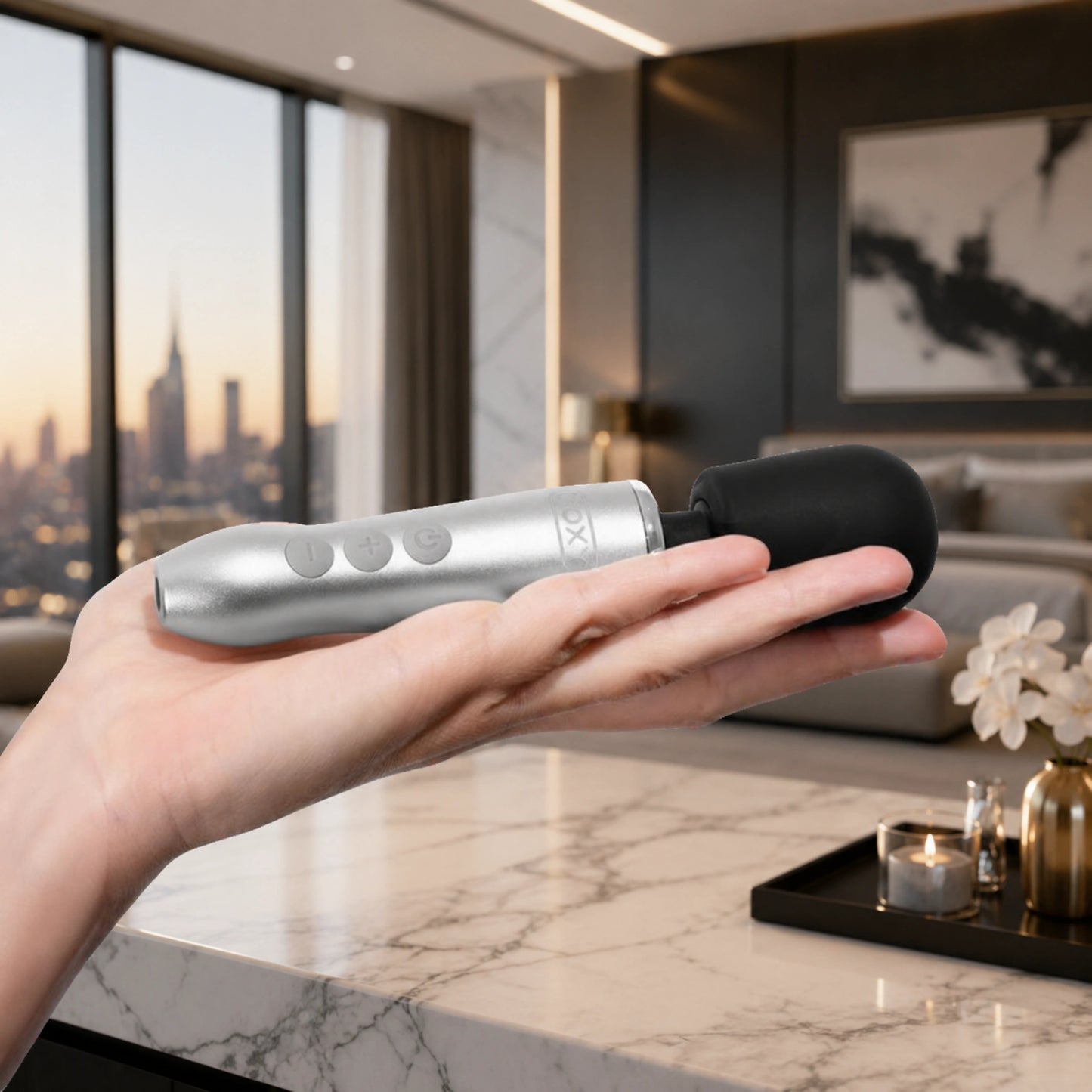 Doxy Go Rechargeable Body Wand Vibrator Massager
