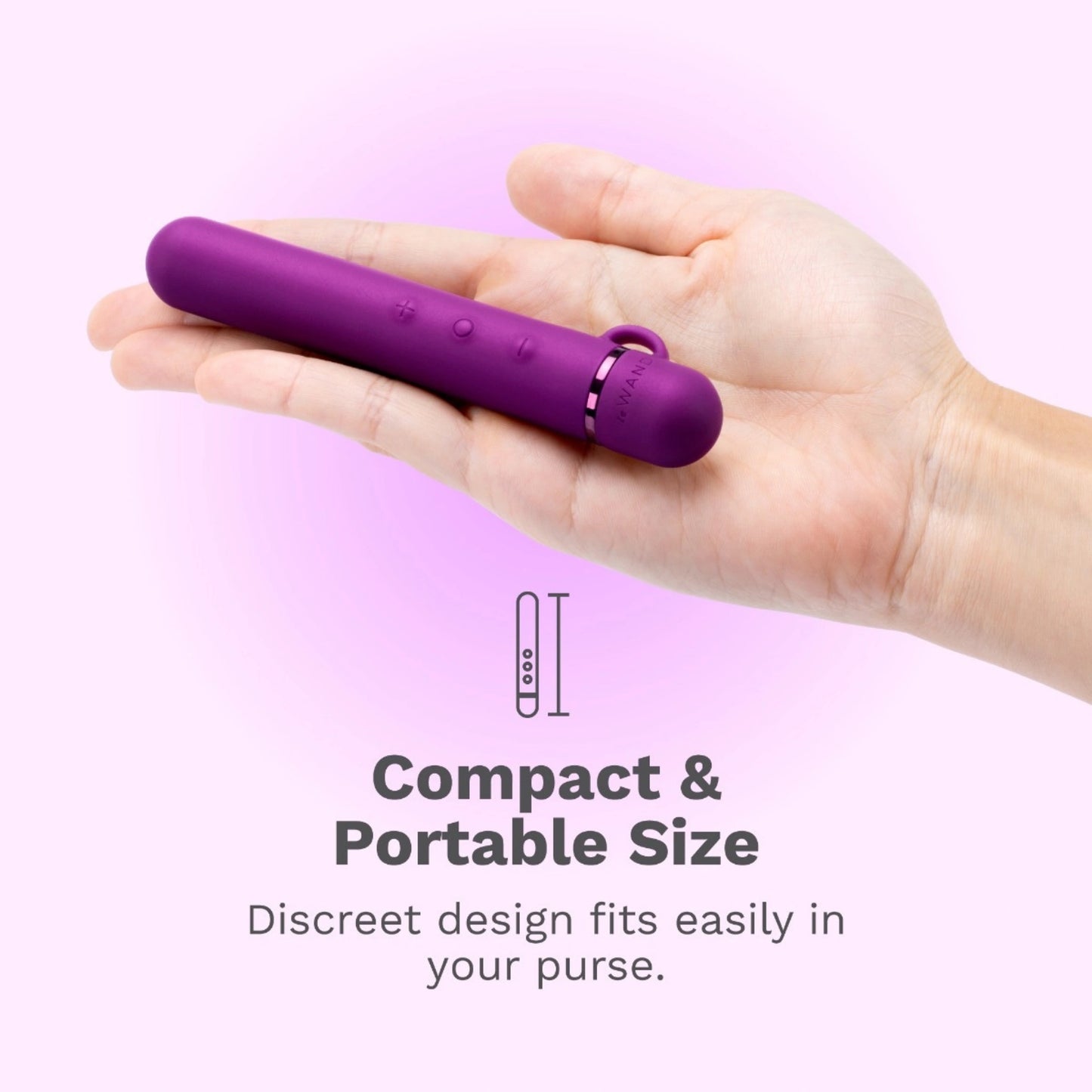 Le Wand Baton Rechargeable Silicone Bullet Vibrator