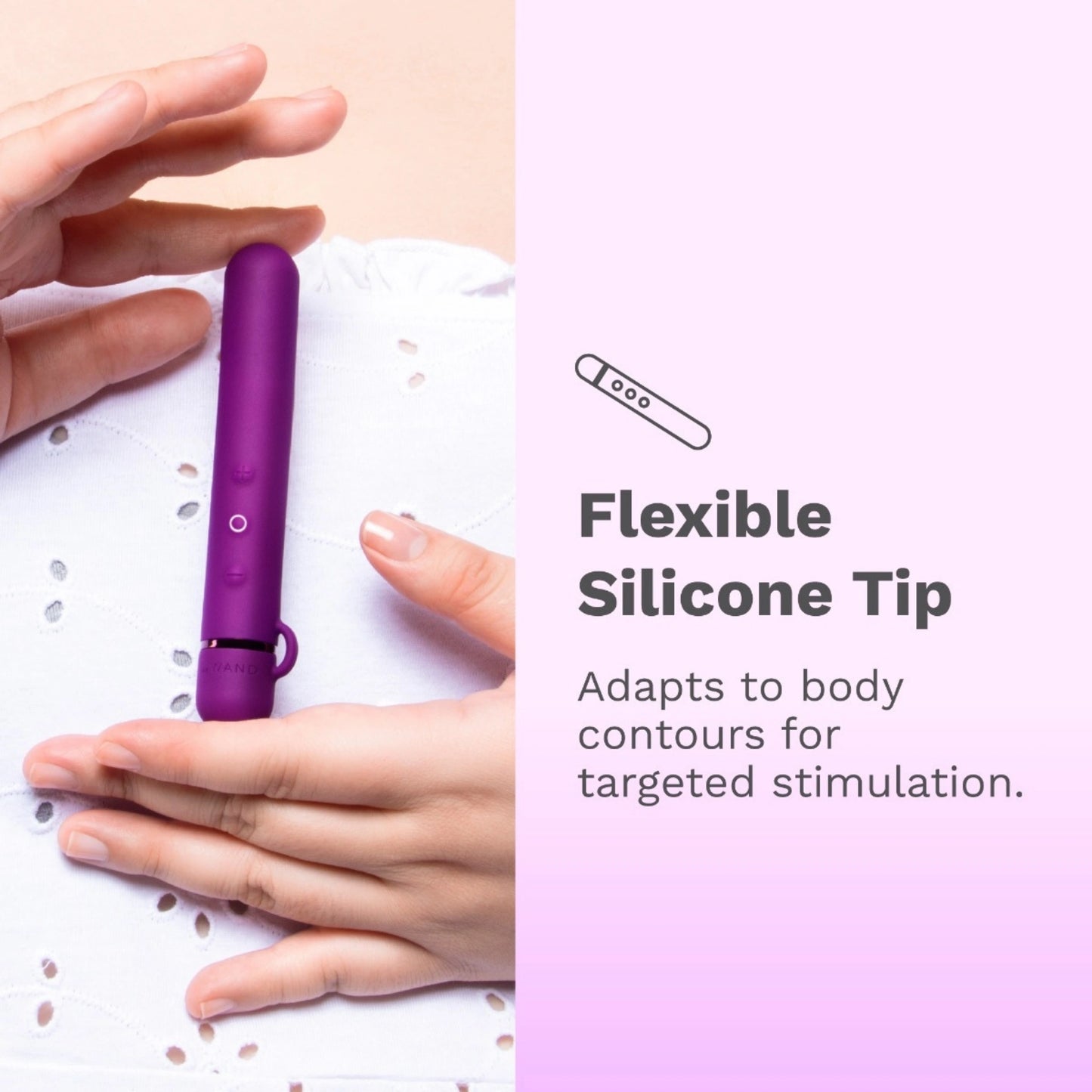 Le Wand Baton Rechargeable Silicone Bullet Vibrator