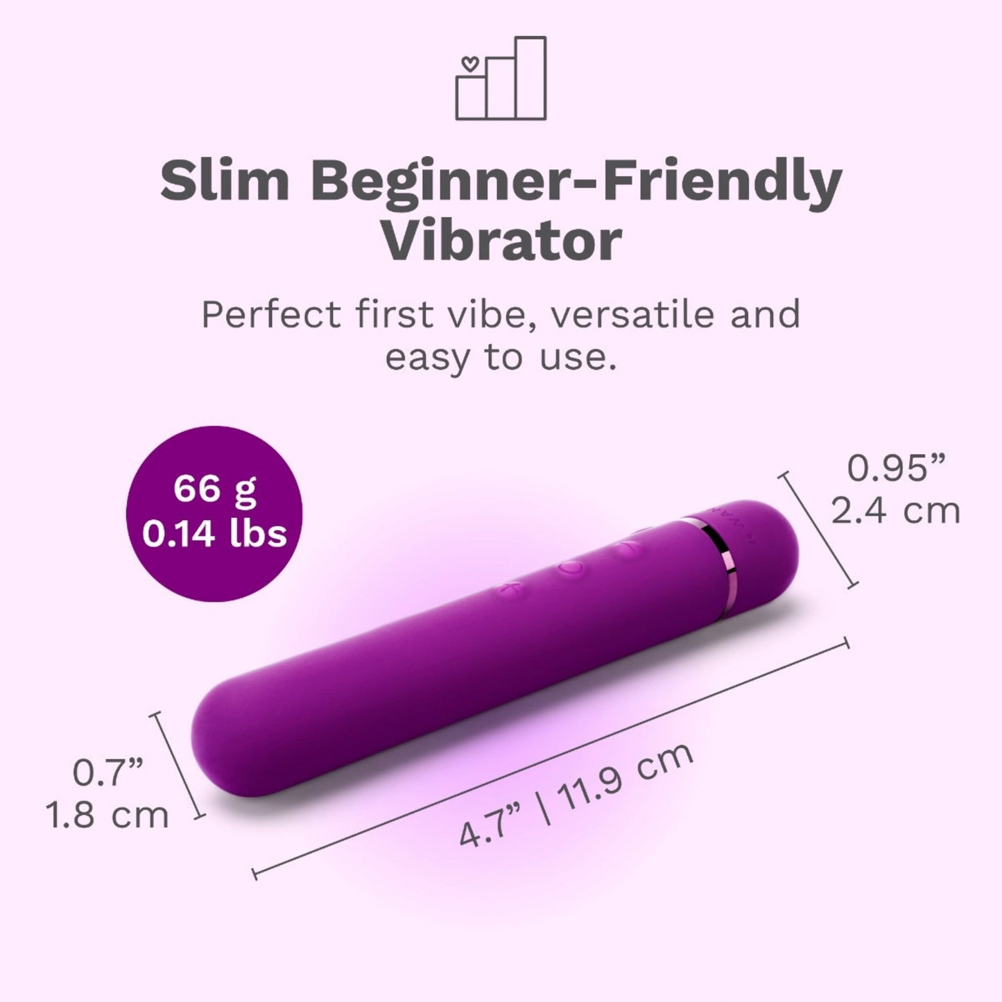Le Wand Baton Rechargeable Silicone Bullet Vibrator