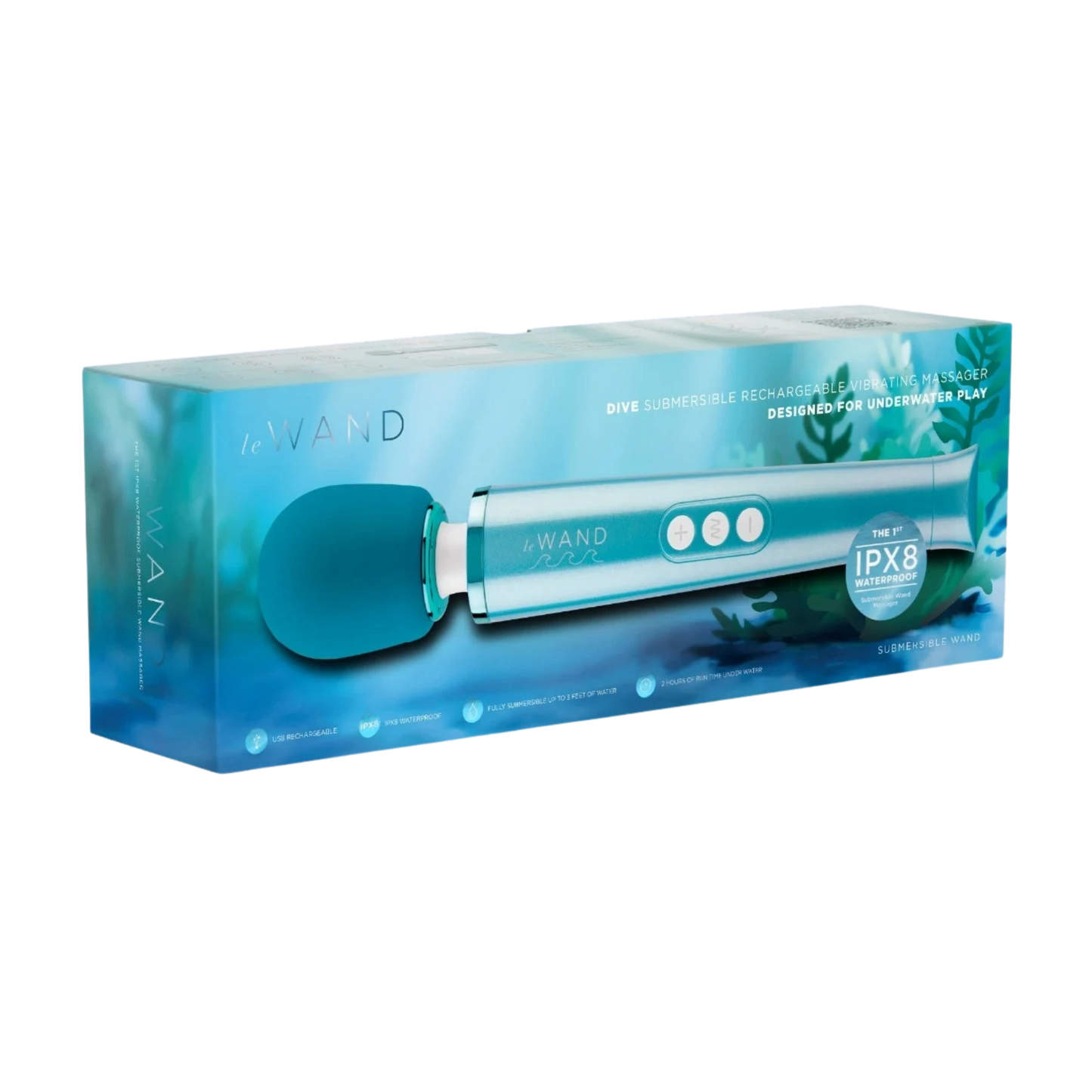 Le Wand Dive Submersible Rechargeable Vibrating Wand Massager