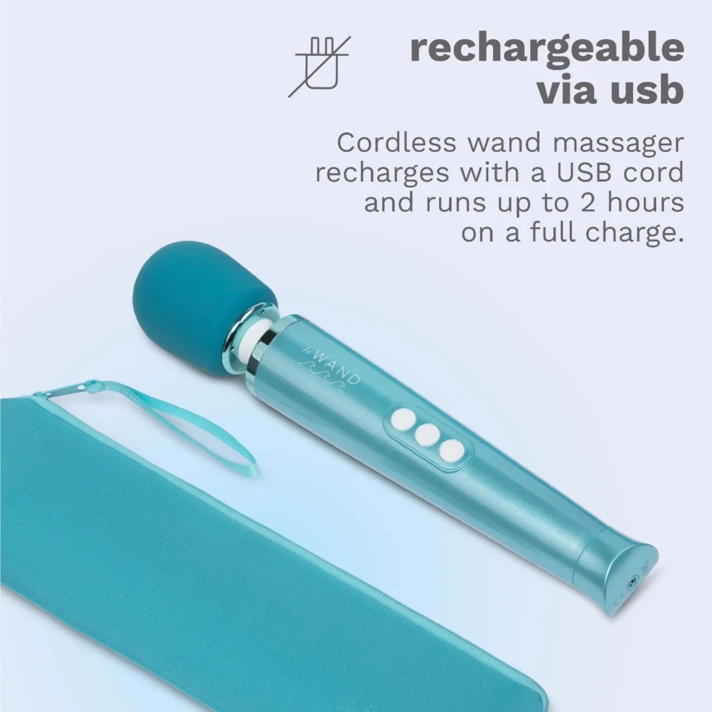 Le Wand Dive Submersible Rechargeable Vibrating Wand Massager
