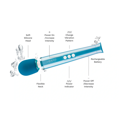 Le Wand Dive Submersible Rechargeable Vibrating Wand Massager