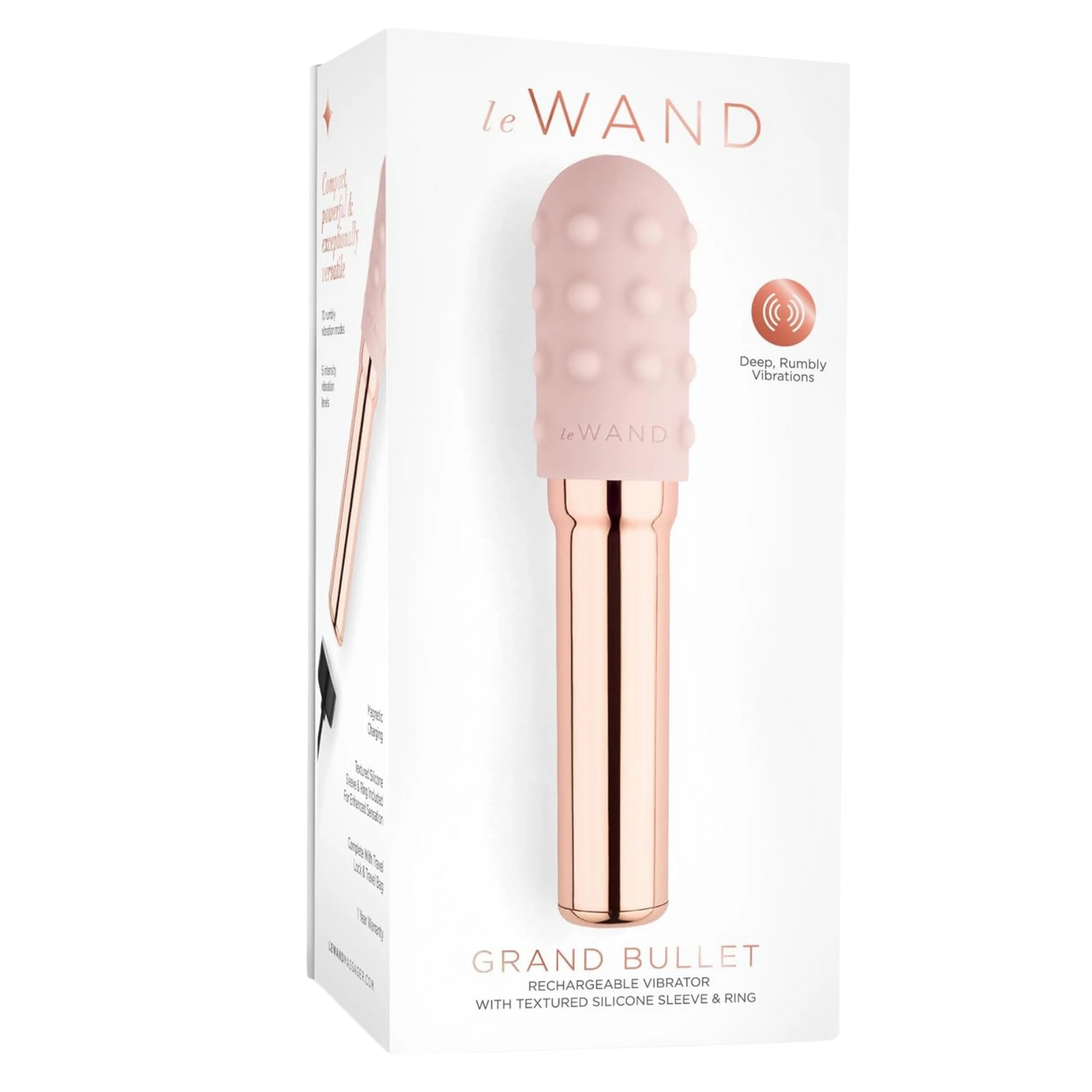 Le Wand Grand Bullet Rechargeable Silicone Vibrator