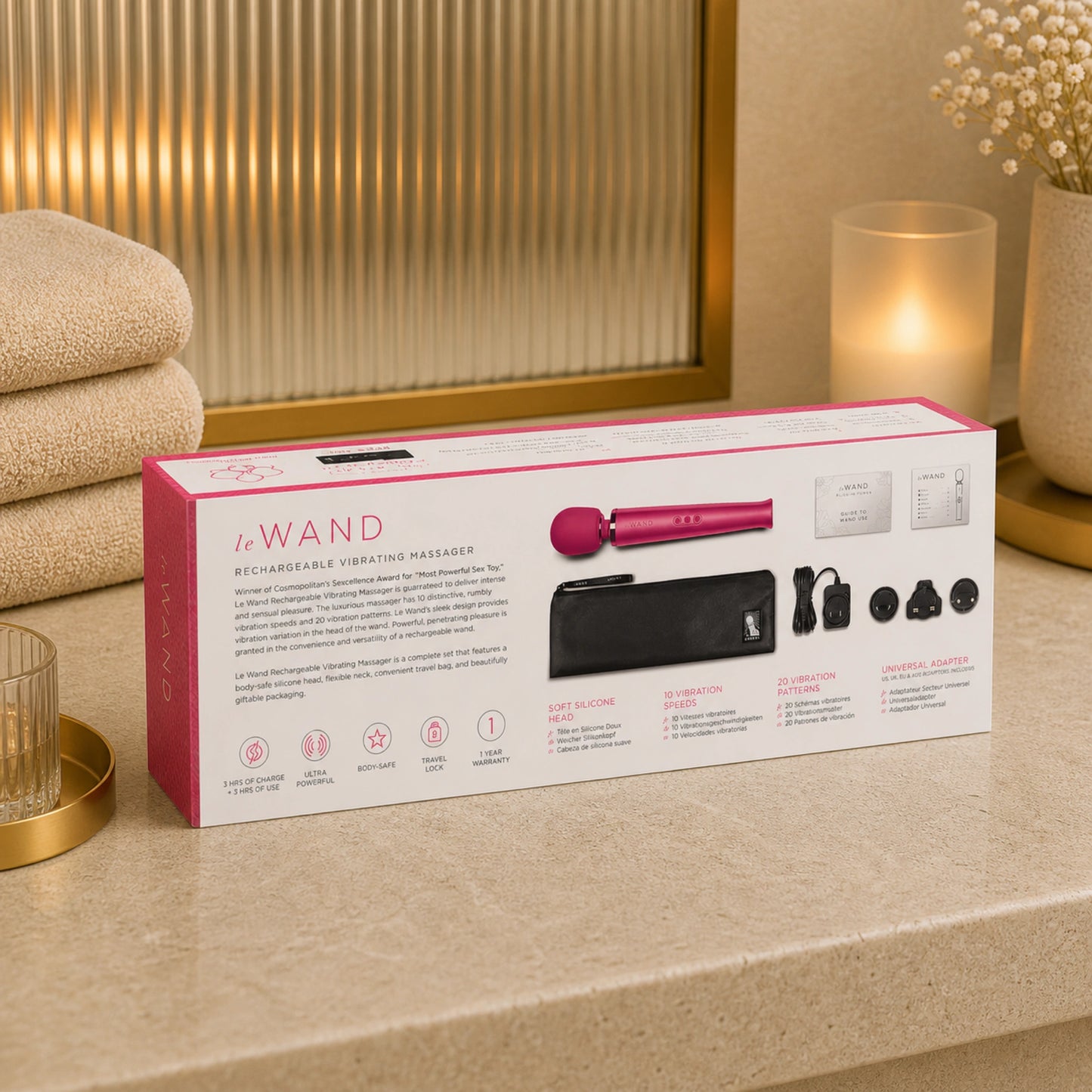 Le Wand Rechargeable Silicone Wand Massager