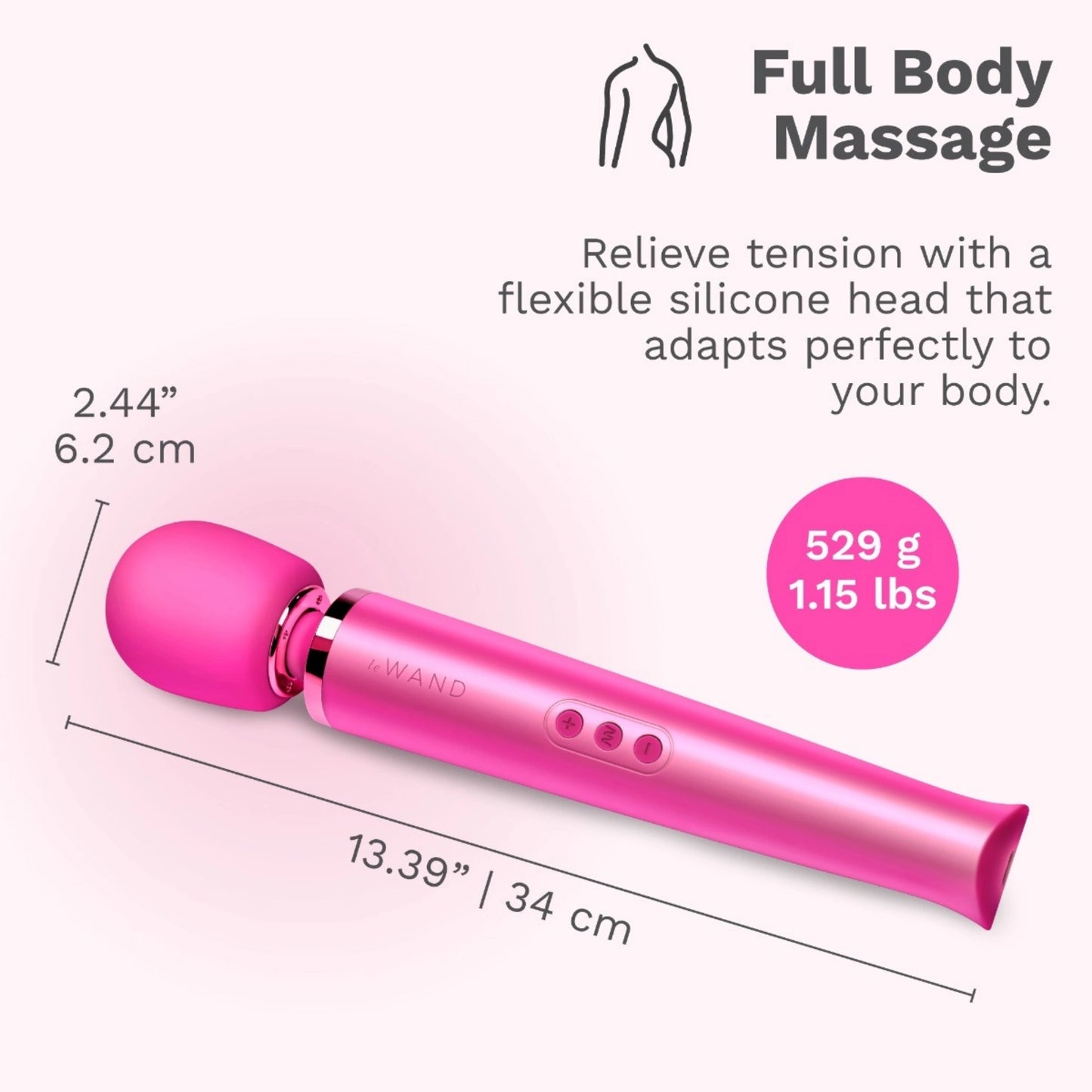 Le Wand Rechargeable Silicone Wand Massager