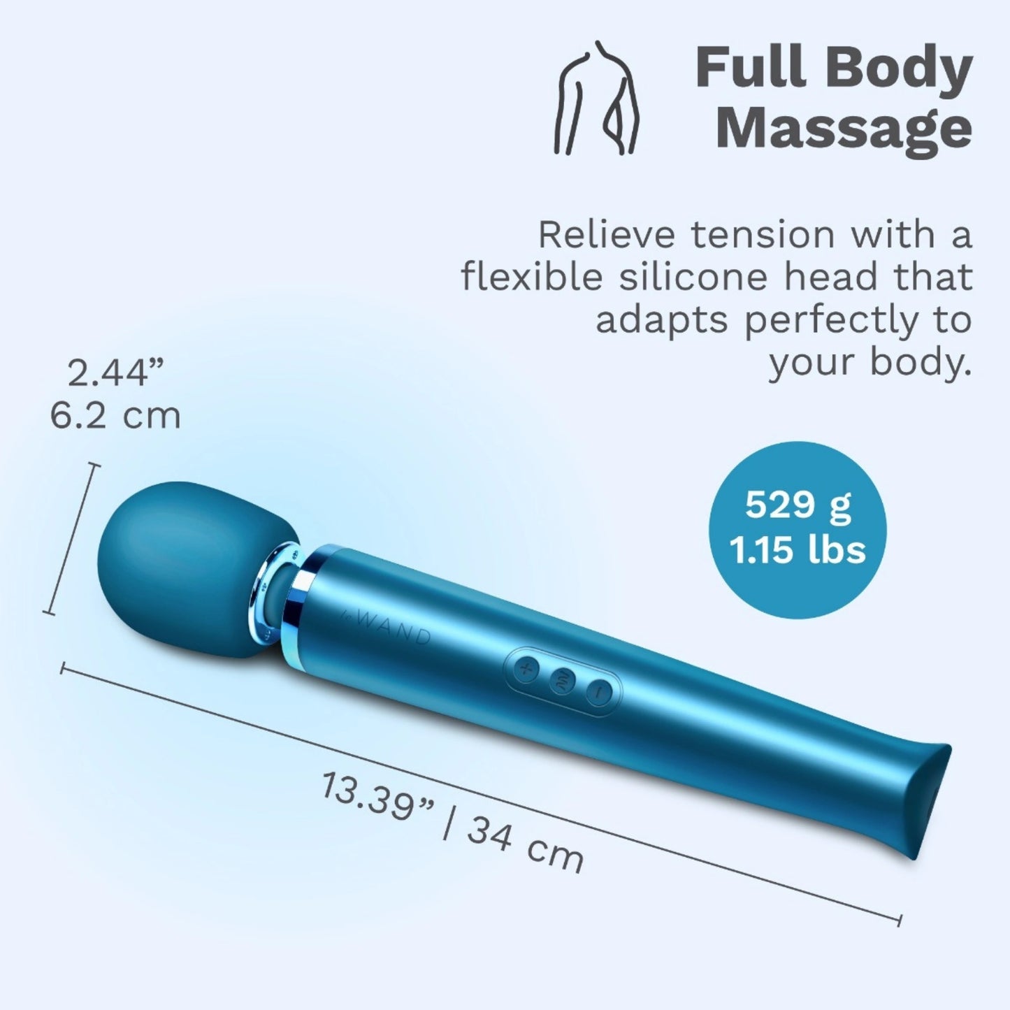 Le Wand Rechargeable Silicone Wand Massager