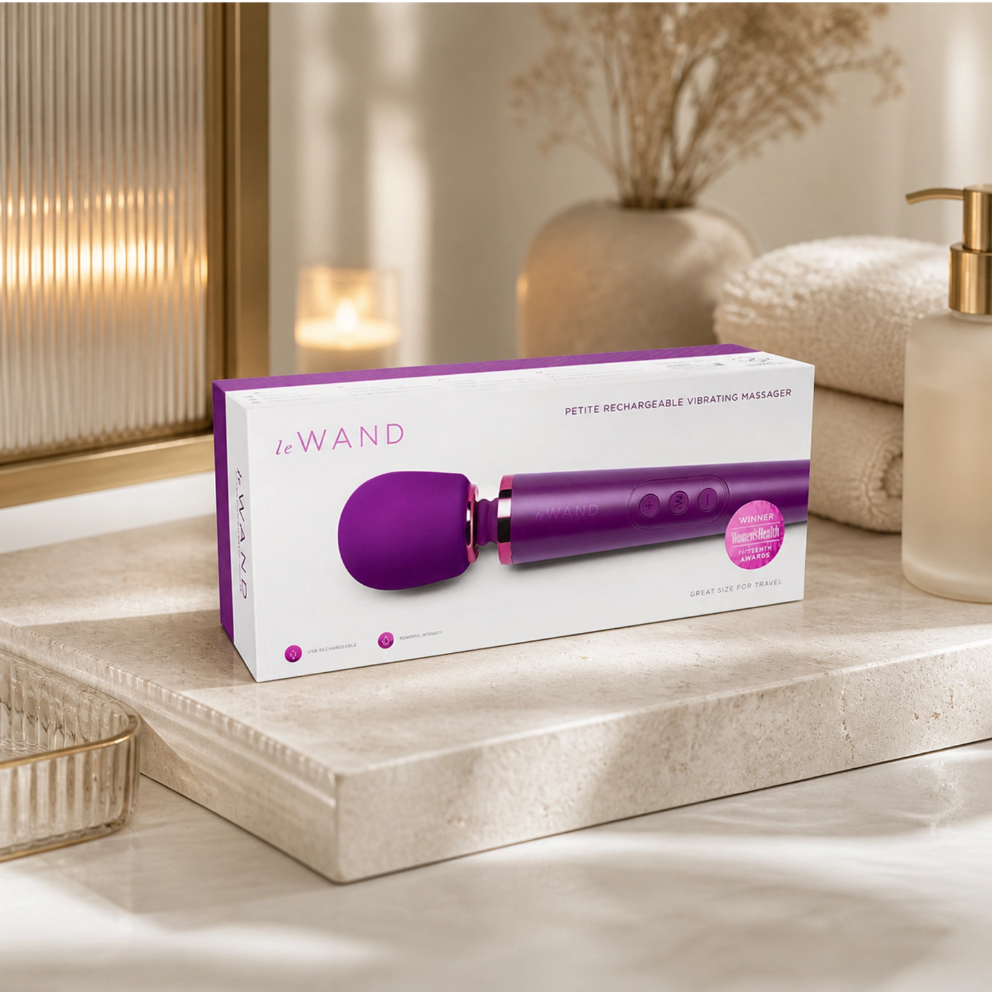 Le Wand Petite Rechargeable Silicone Vibrating Massager