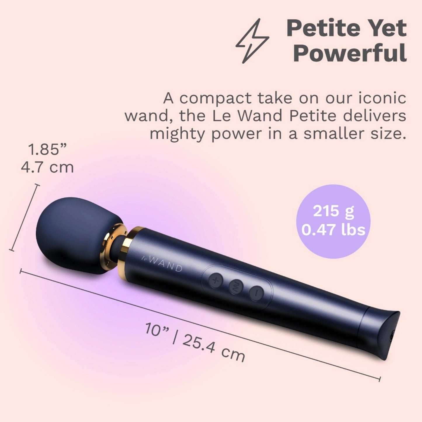 Le Wand Petite Rechargeable Silicone Vibrating Massager