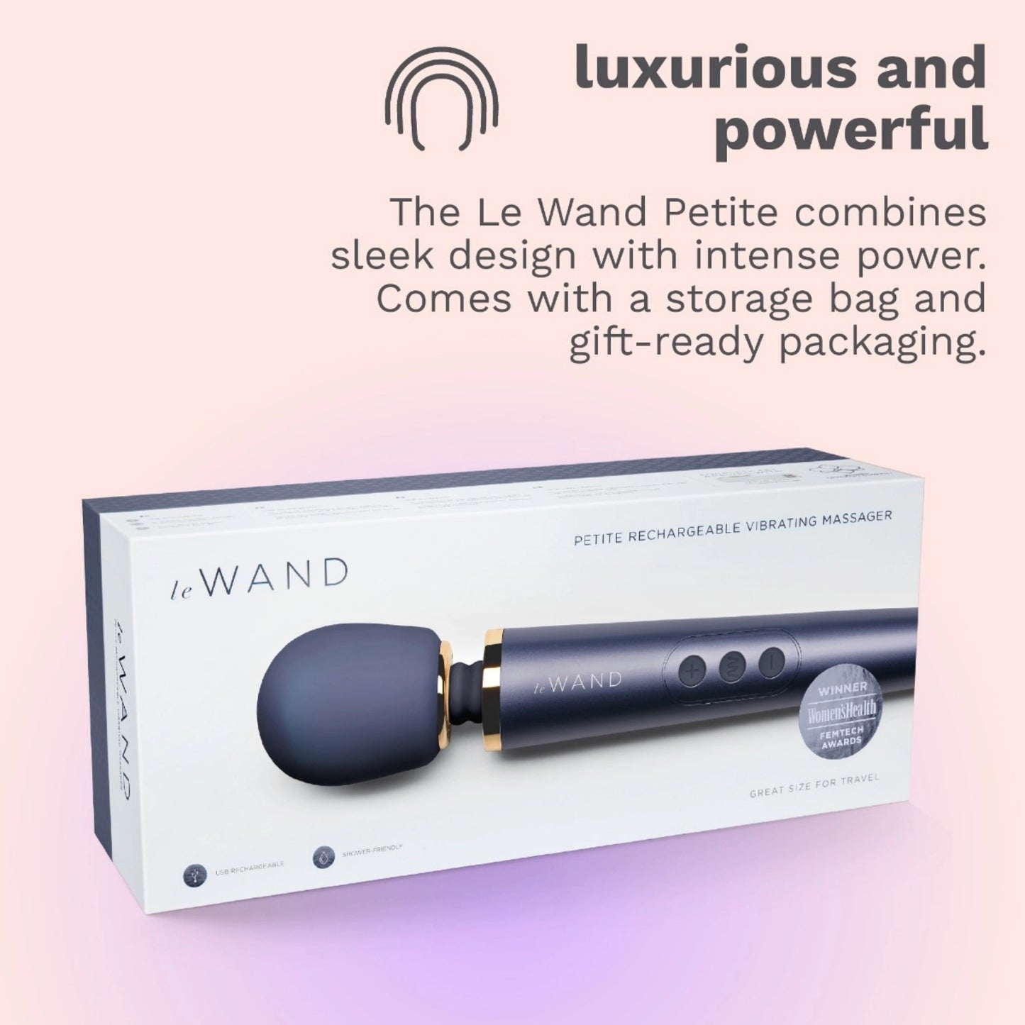 Le Wand Petite Rechargeable Silicone Vibrating Massager