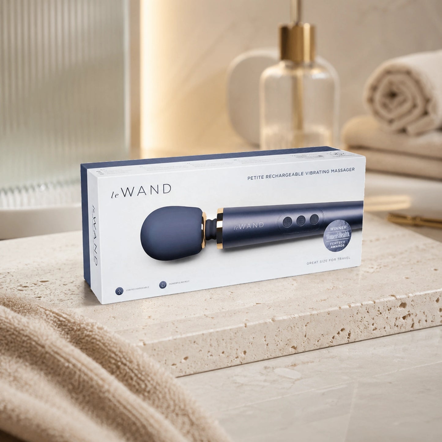 Le Wand Petite Rechargeable Silicone Vibrating Massager