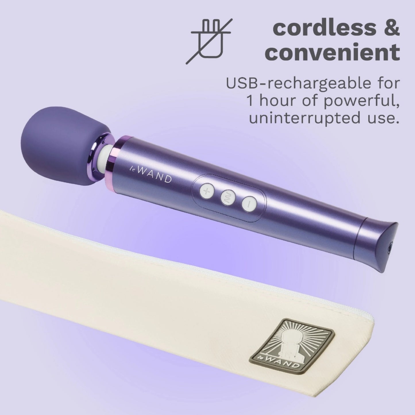 Le Wand Petite Rechargeable Silicone Vibrating Massager