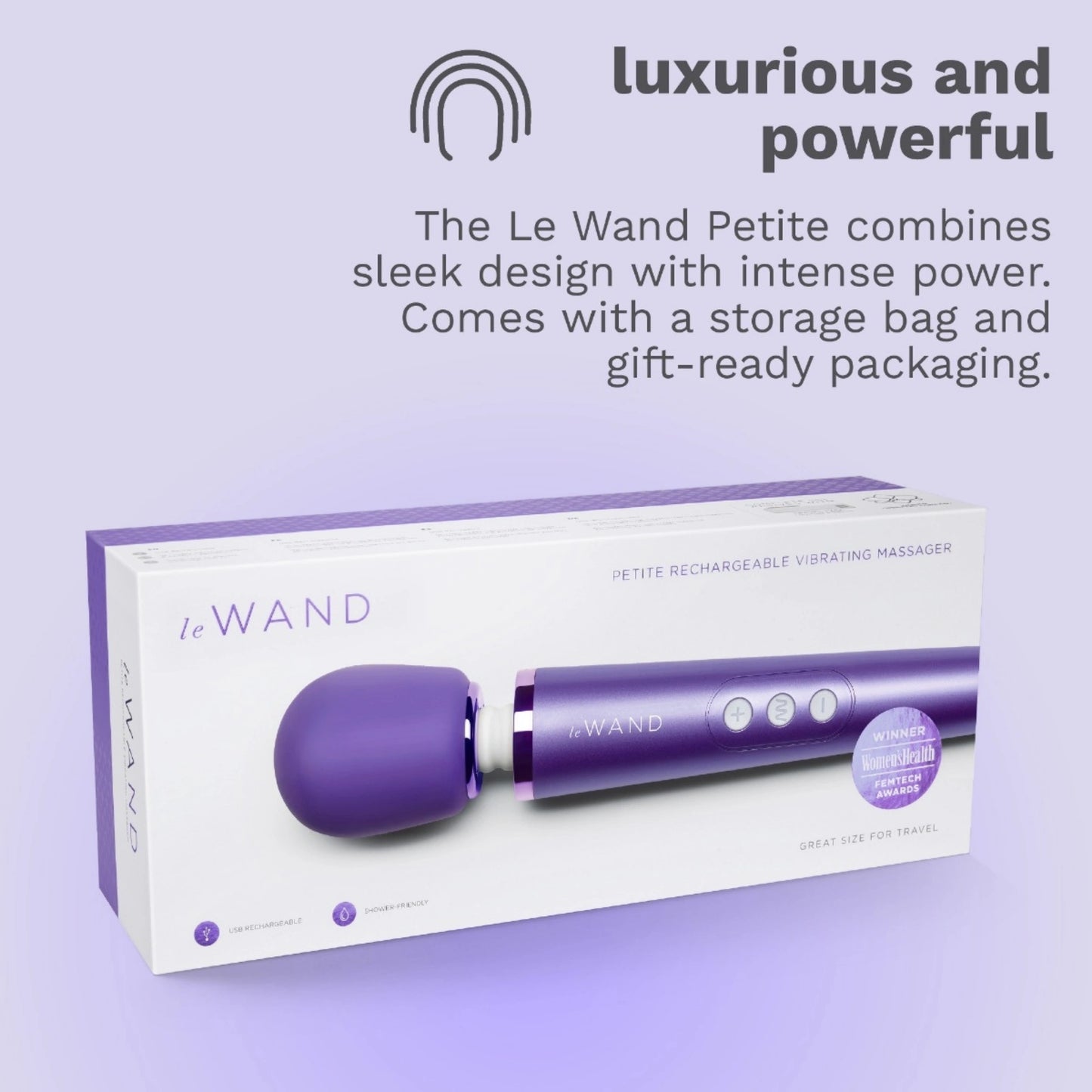 Le Wand Petite Rechargeable Silicone Vibrating Massager