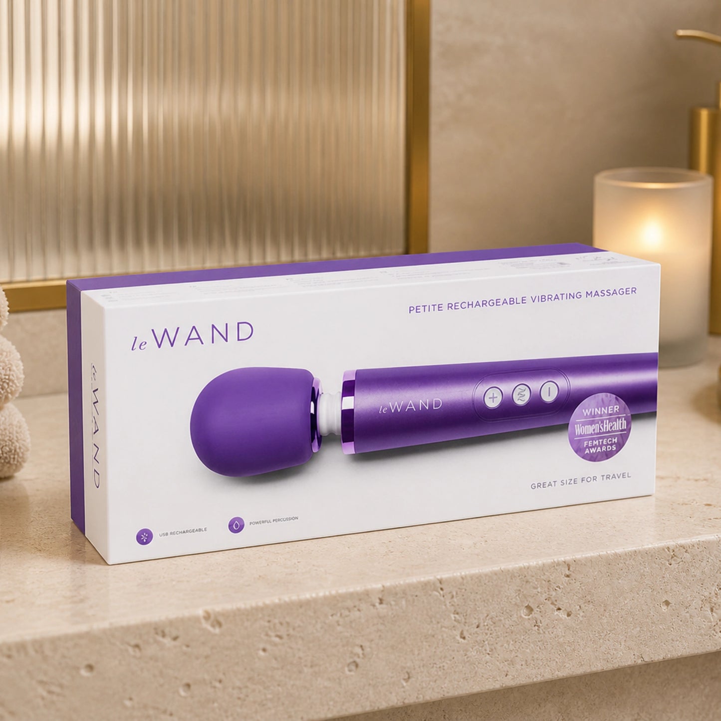Le Wand Petite Rechargeable Silicone Vibrating Massager