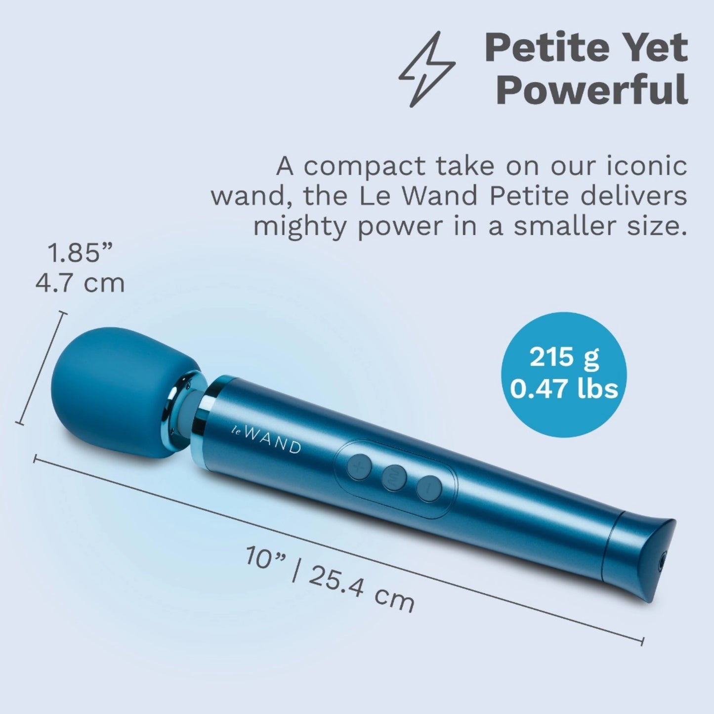 Le Wand Petite Rechargeable Silicone Vibrating Massager