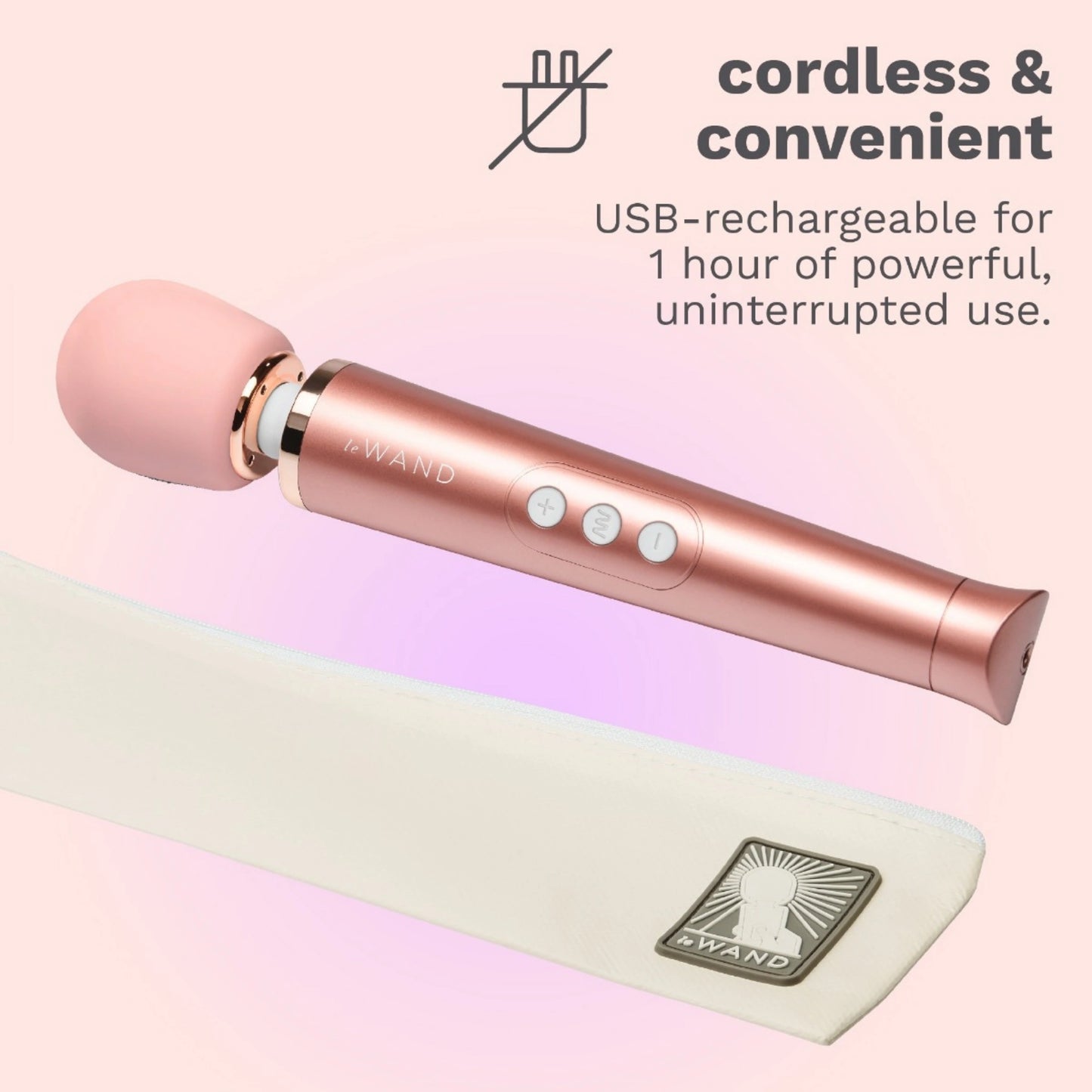 Le Wand Petite Rechargeable Silicone Vibrating Massager