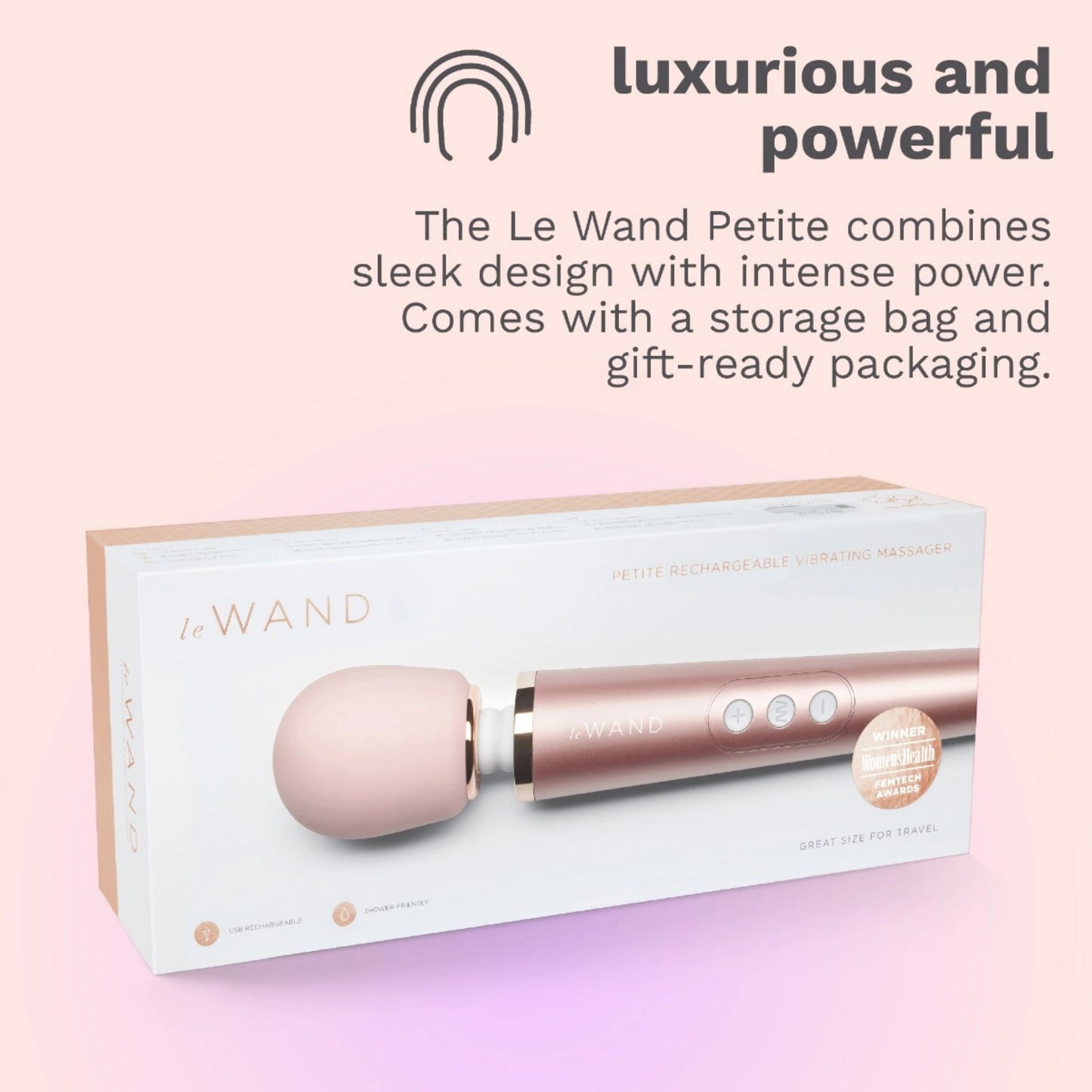 Le Wand Petite Rechargeable Silicone Vibrating Massager