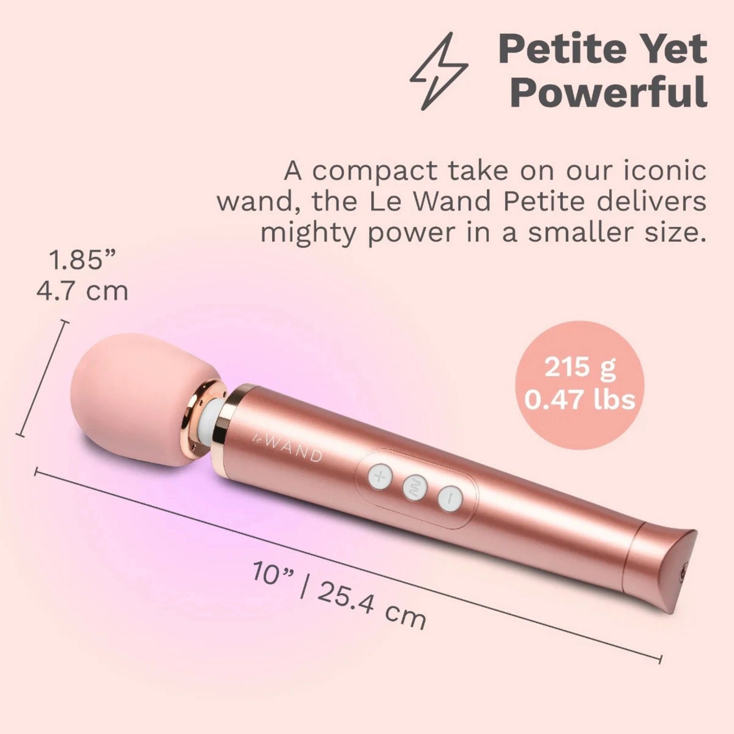 Le Wand Petite Rechargeable Silicone Vibrating Massager