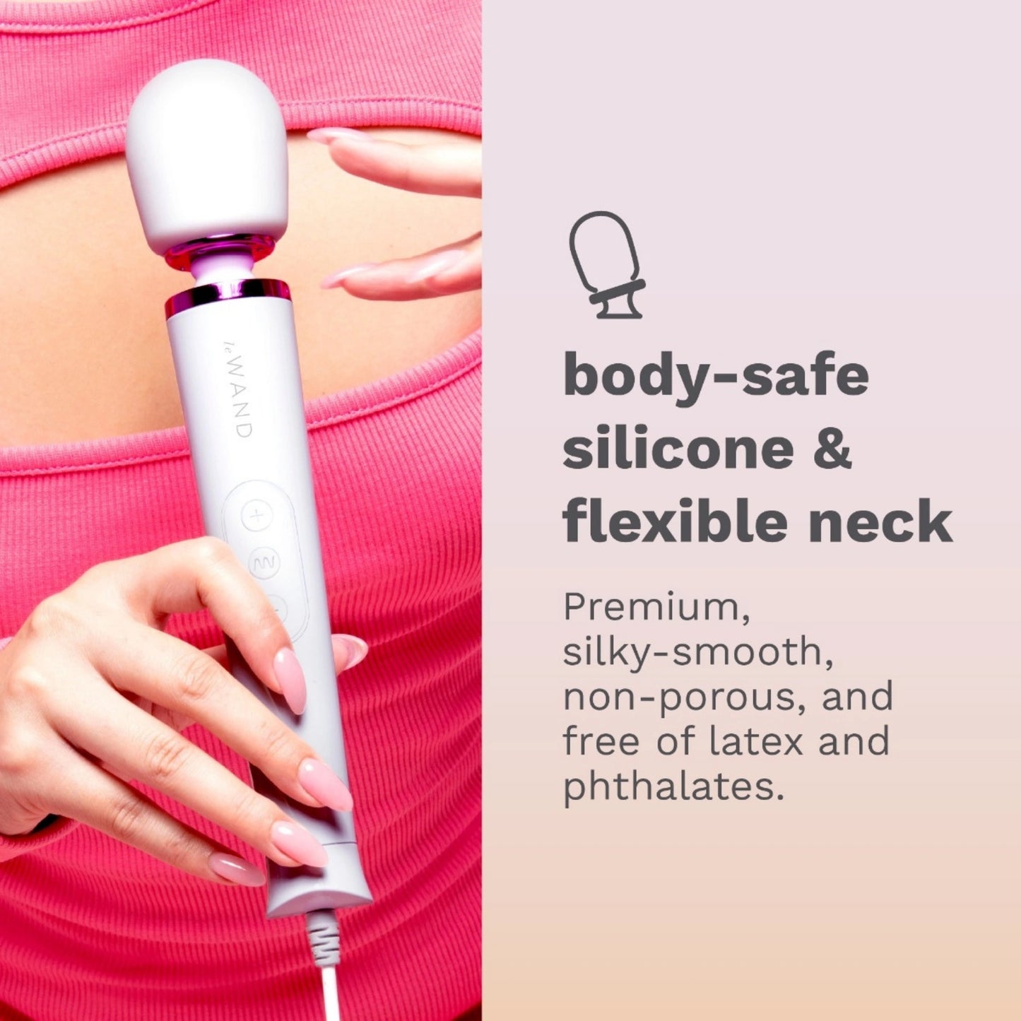 Le Wand Powerful Petite Plug-In Wand Massager