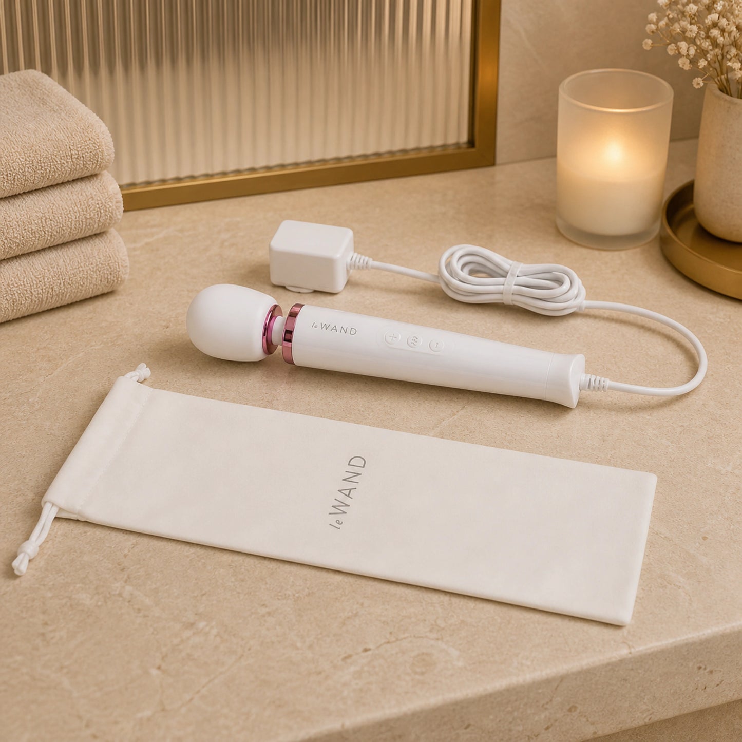Le Wand Powerful Petite Plug-In Wand Massager