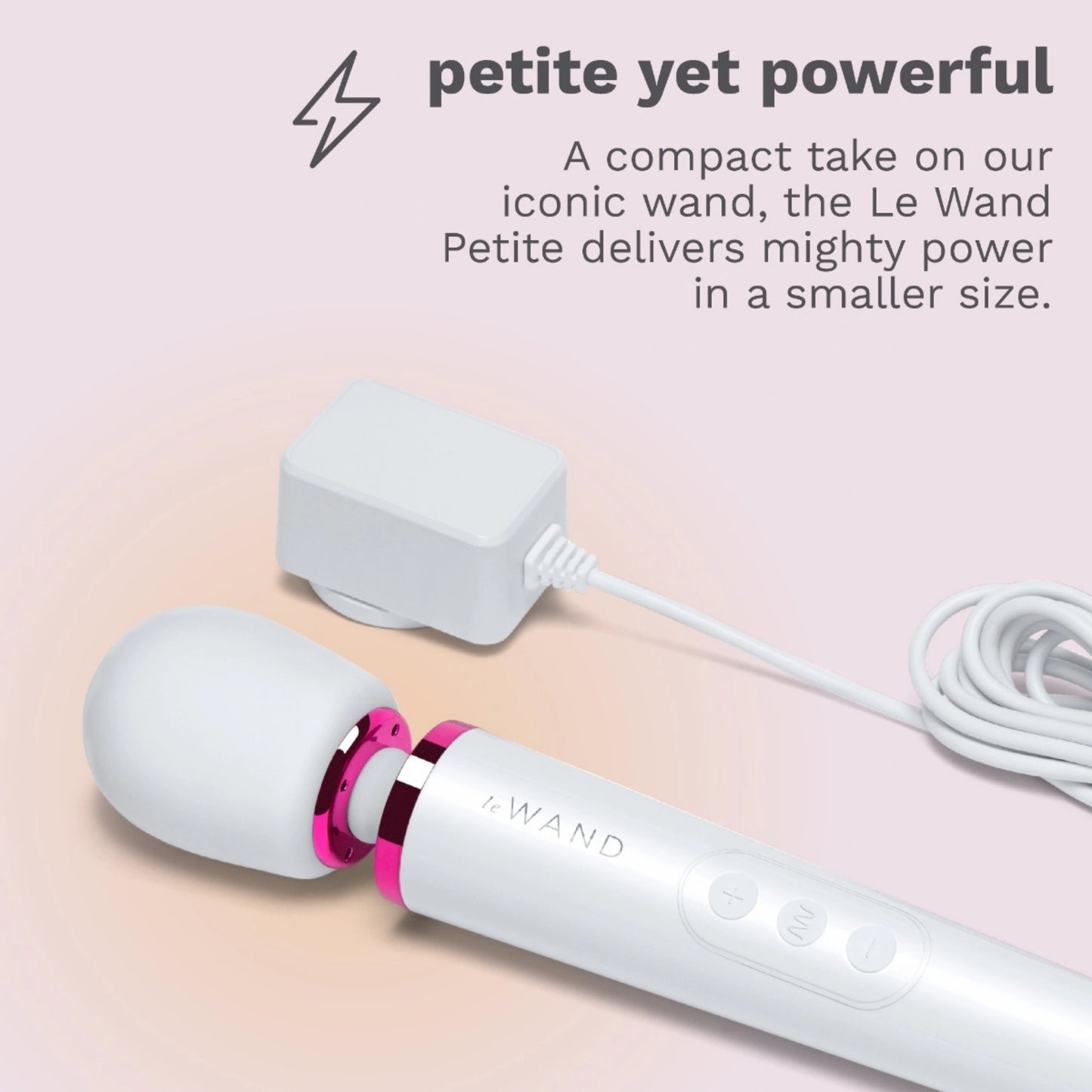 Le Wand Powerful Petite Plug-In Wand Massager
