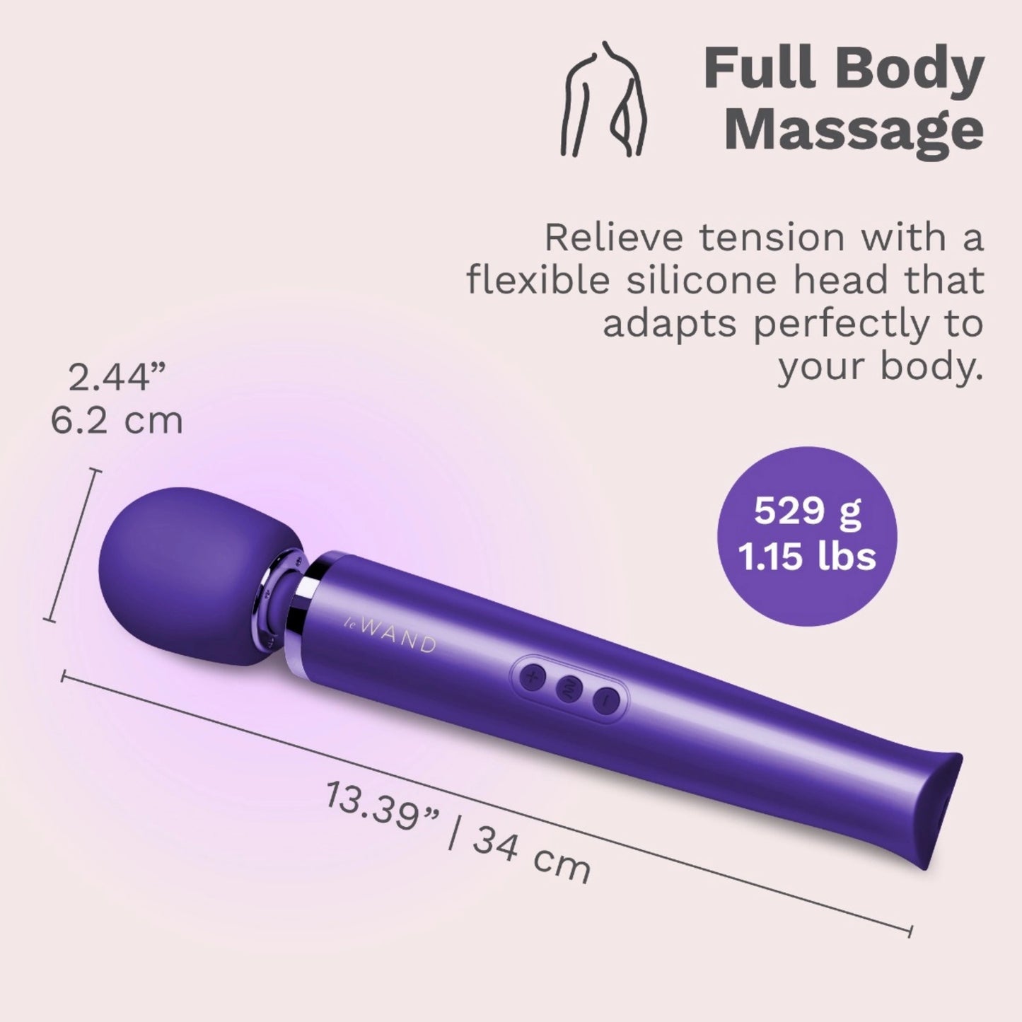 Le Wand Rechargeable Silicone Wand Massager