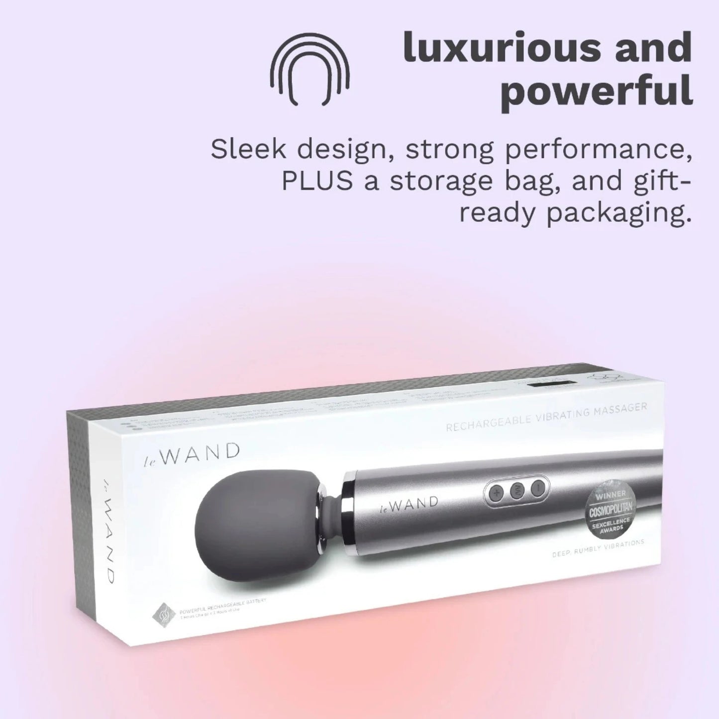 Le Wand Rechargeable Silicone Wand Massager