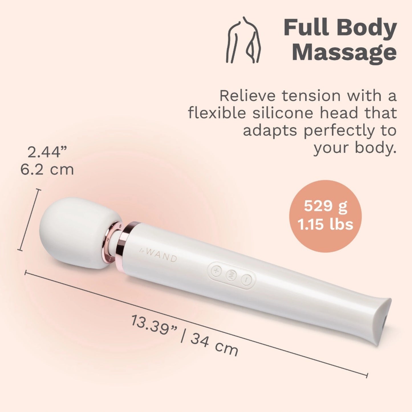 Le Wand Rechargeable Silicone Wand Massager
