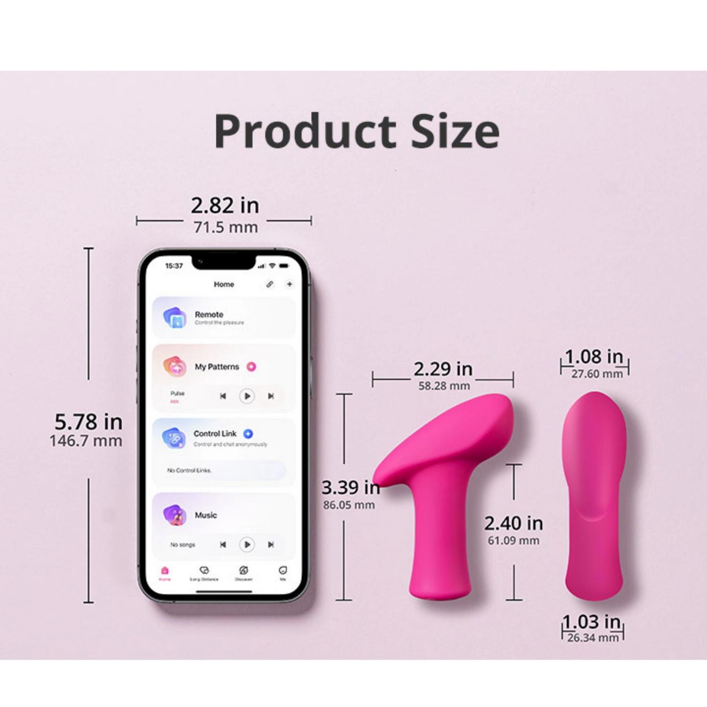 Lovense Ambi App Controlled Silicone Bullet Vibrator