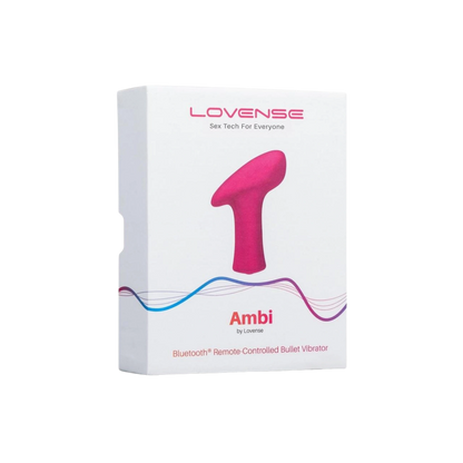 Lovense Ambi App Controlled Silicone Bullet Vibrator