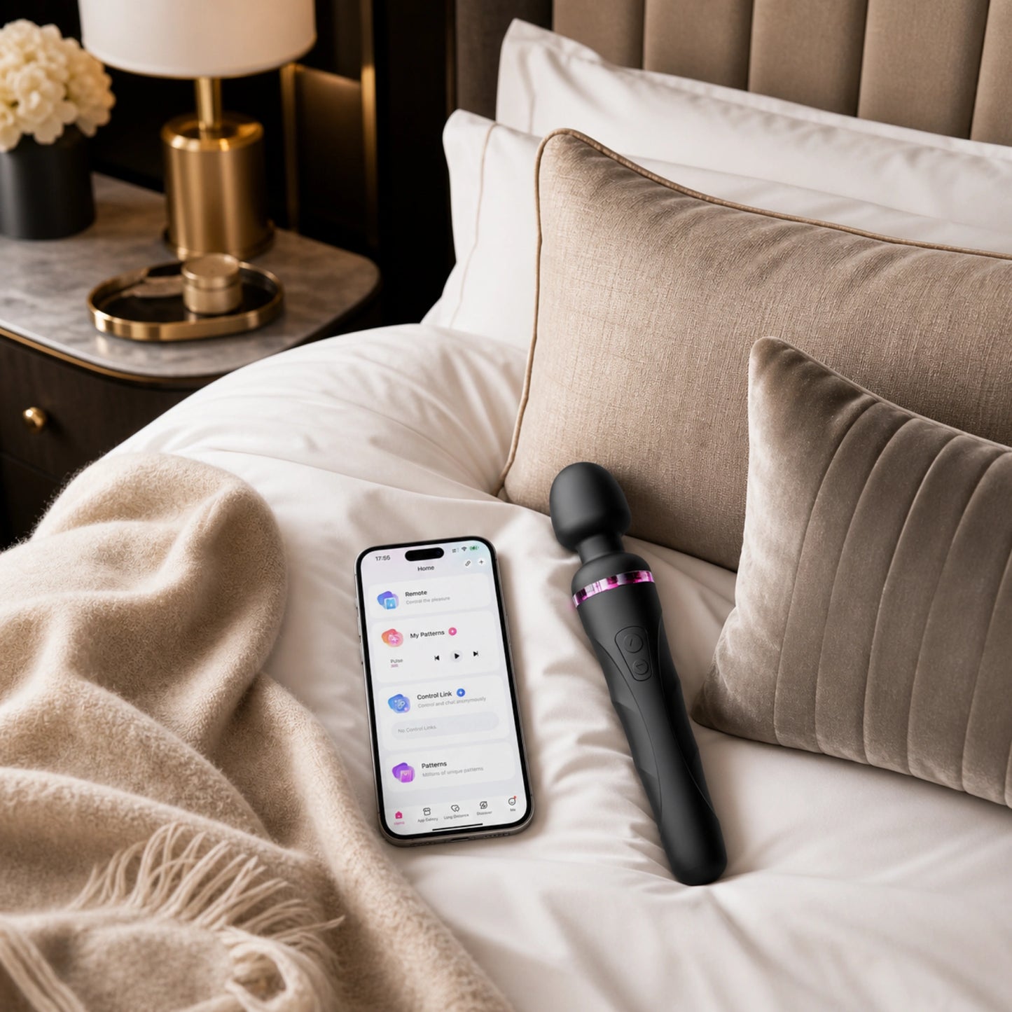 Lovense Domi 2 Rechargeable App Compatible Wand Massager