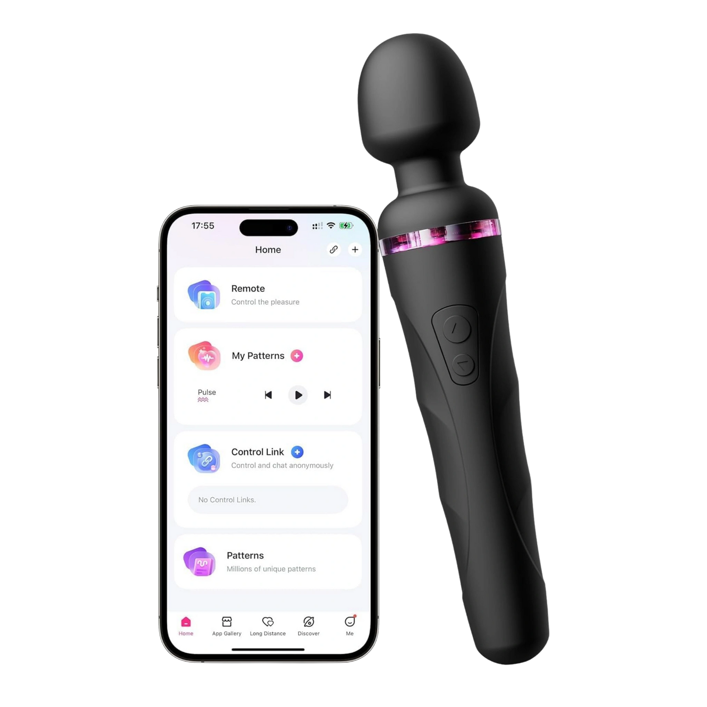 Lovense Domi 2 Rechargeable App Compatible Wand Massager