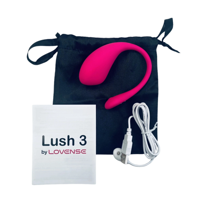 Lovense Lush 3 Silicone Egg Vibrator with Remote Control