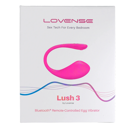 Lovense Lush 3 Silicone Egg Vibrator with Remote Control