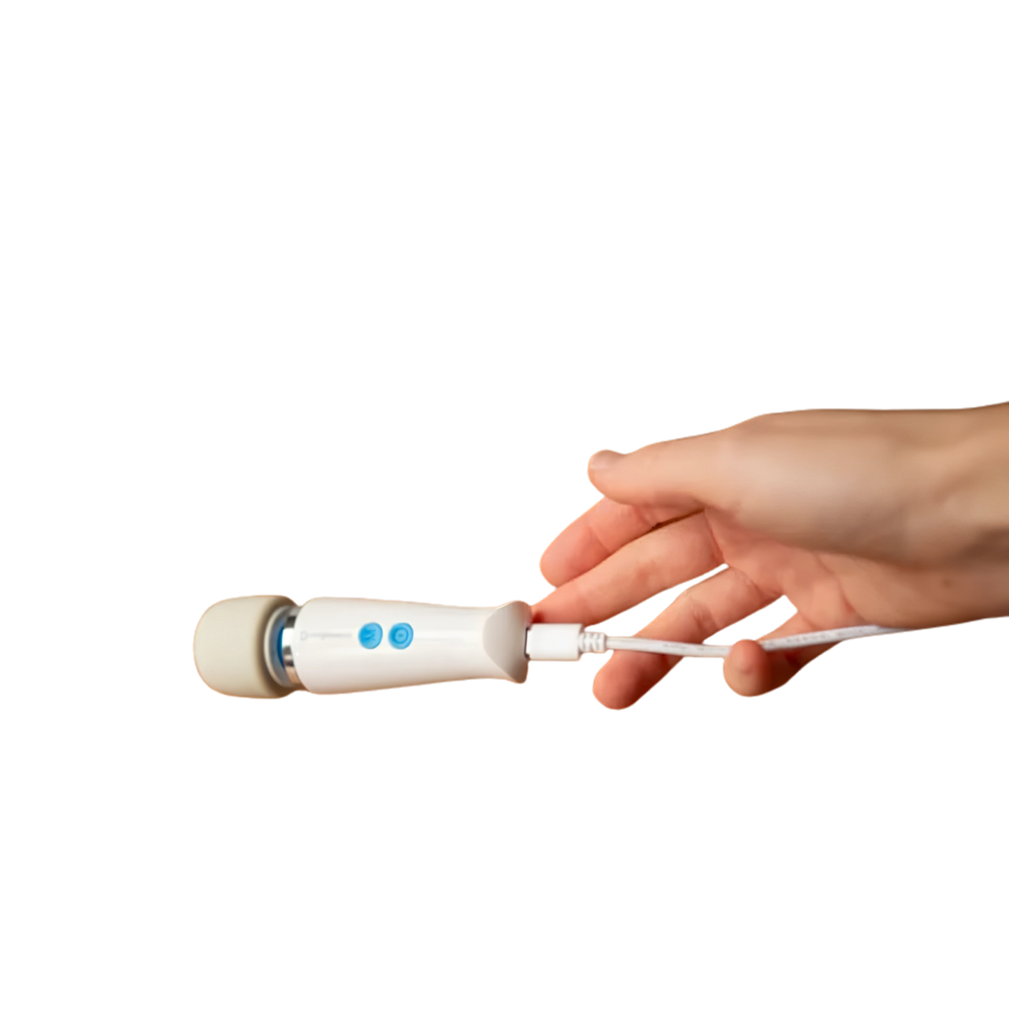 Magic Wand Micro HV-60 Rechargeable Silicone Multispeed Clitoral Wand Massager