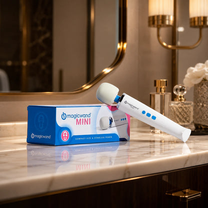 Magic Wand Mini HV-135 Rechargeable Silicone Multispeed Wand Massager Vibrator