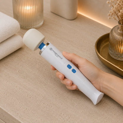 Magic Wand Mini HV-135 Rechargeable Silicone Multispeed Wand Massager Vibrator