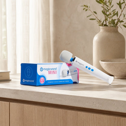 Magic Wand Mini HV-135 Rechargeable Silicone Multispeed Wand Massager Vibrator