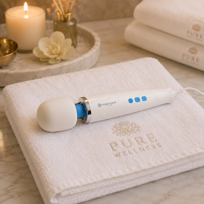 Magic Wand Mini HV-135 Rechargeable Silicone Multispeed Wand Massager Vibrator