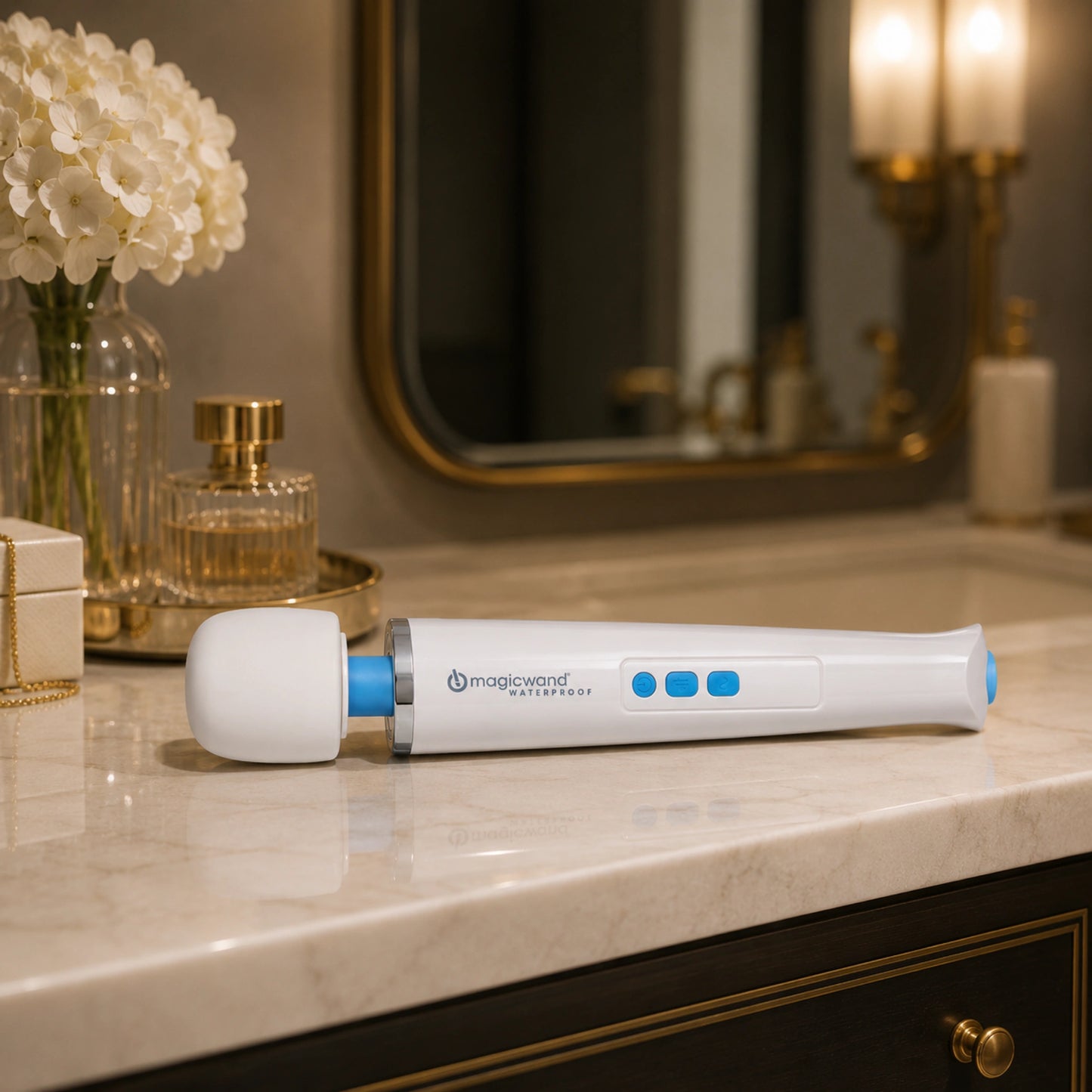 Magic Wand Plus HV-360 Waterproof Rechargeable Vibrator Multispeed Wand Massager