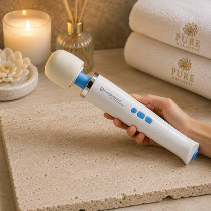 Magic Wand Plus HV-360 Waterproof Rechargeable Vibrator Multispeed Wand Massager