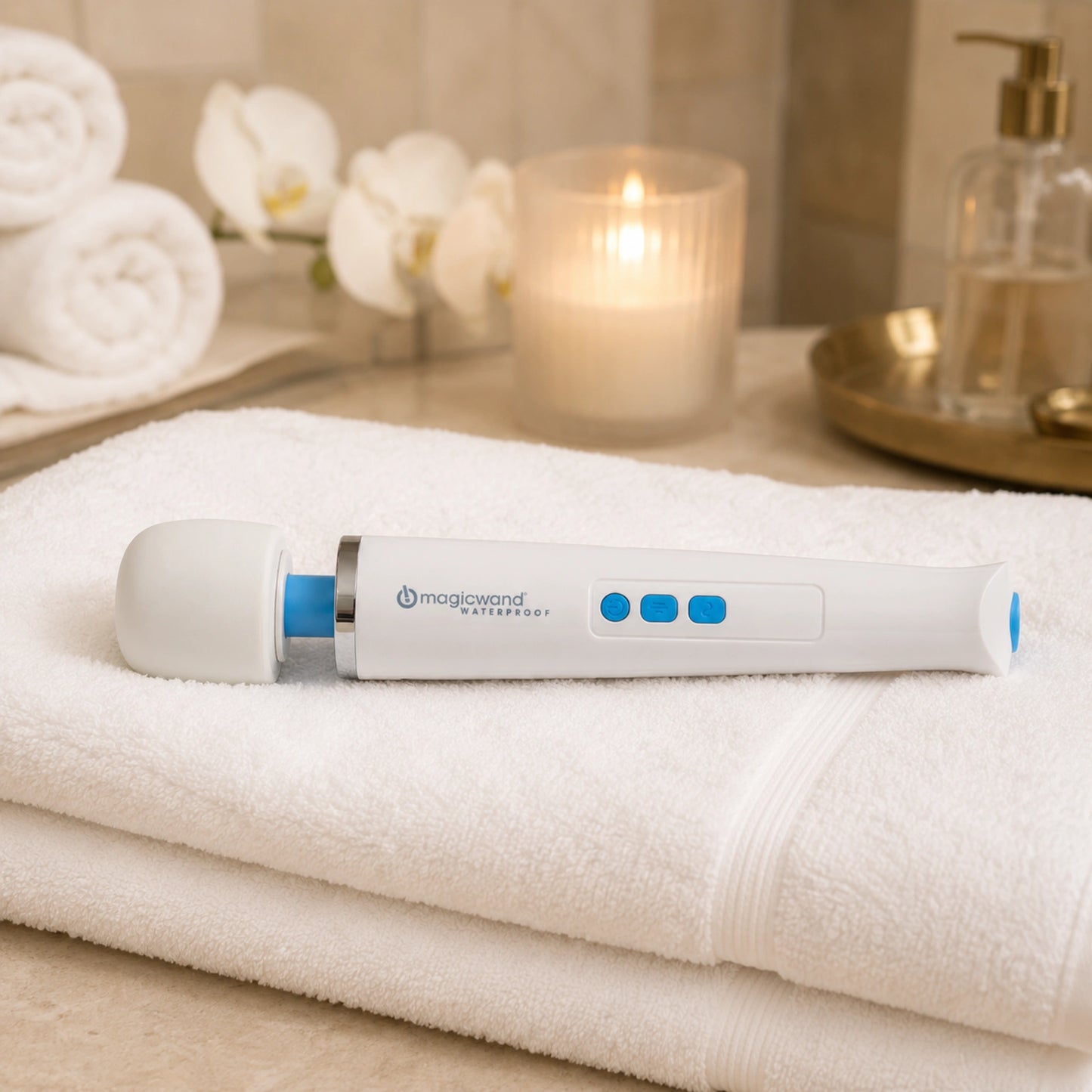 Magic Wand Plus HV-360 Waterproof Rechargeable Vibrator Multispeed Wand Massager