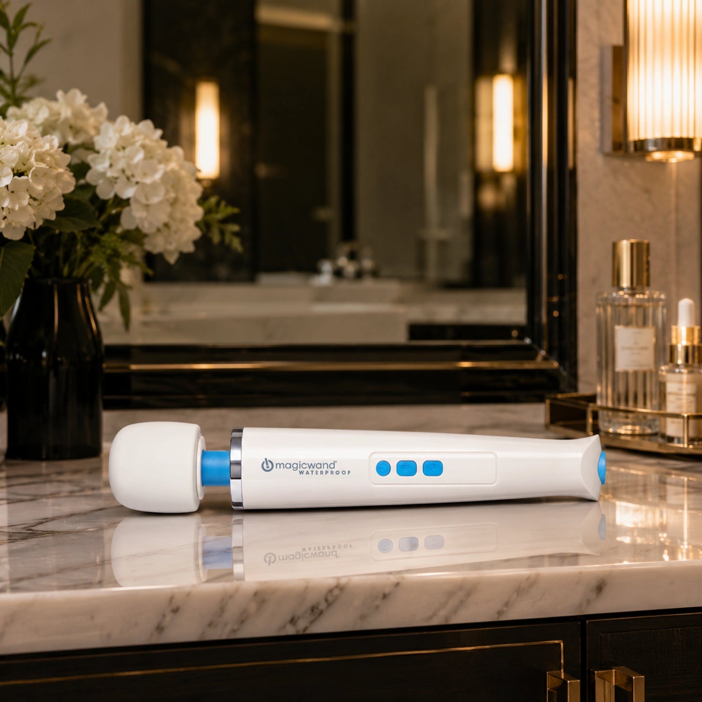 Magic Wand Plus HV-360 Waterproof Rechargeable Vibrator Multispeed Wand Massager