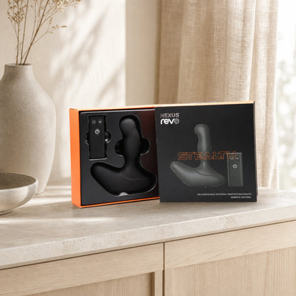 Nexus Revo Stealth Rechargeable Silicone Rotating Prostate Massager