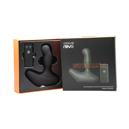 Nexus Revo Stealth Rechargeable Silicone Rotating Prostate Massager