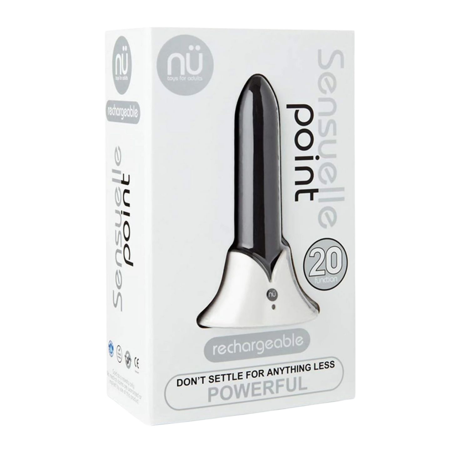 Nu Sensuelle Point Rechargeable Silicone Bullet Vibrator