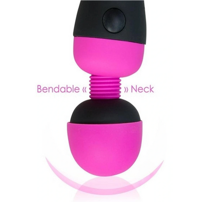 PalmPower Rechargeable Silicone Personal Vibrating Wand Massager