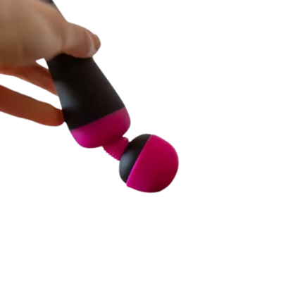 PalmPower Rechargeable Silicone Personal Vibrating Wand Massager
